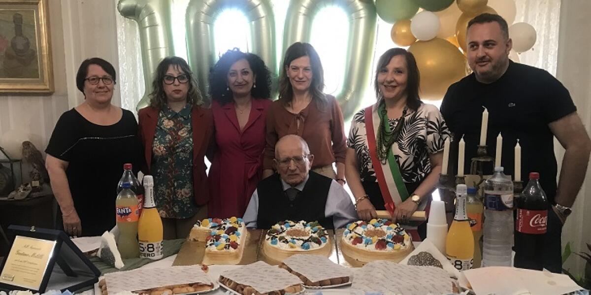 L'avv. MIlilli ha spento 100 candeline, prezioso testimone di un secolo di storia della comunità di Aidone - 
