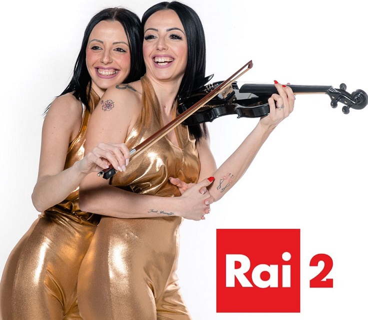 Gagliano C.to. Violiniste chic si sono esibite su Rai 2, accompagnate dal loro padre