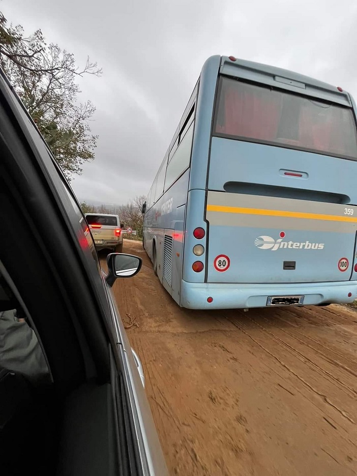Situazione disastrosa della Sp 22 Gagliano - Agira a seguito della pioggia