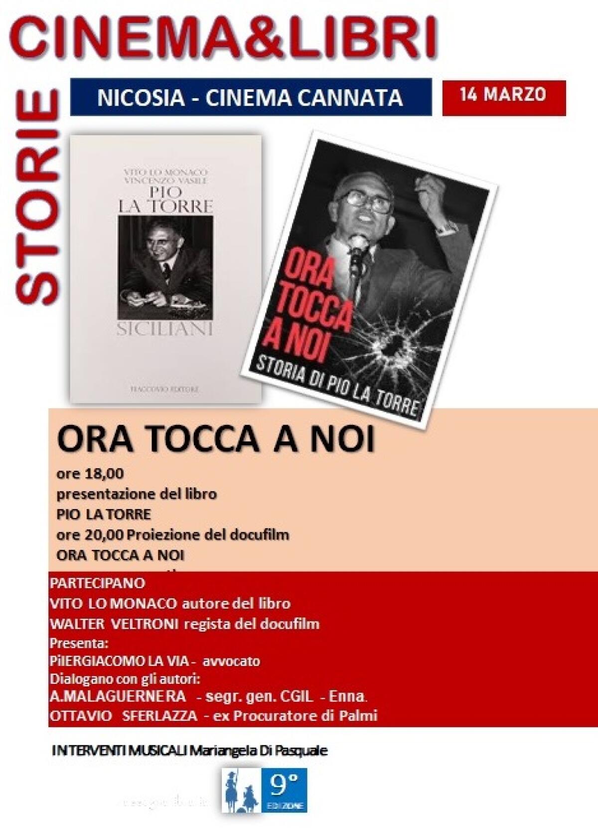 Nicosia. Tributo a Pio La Torre - 