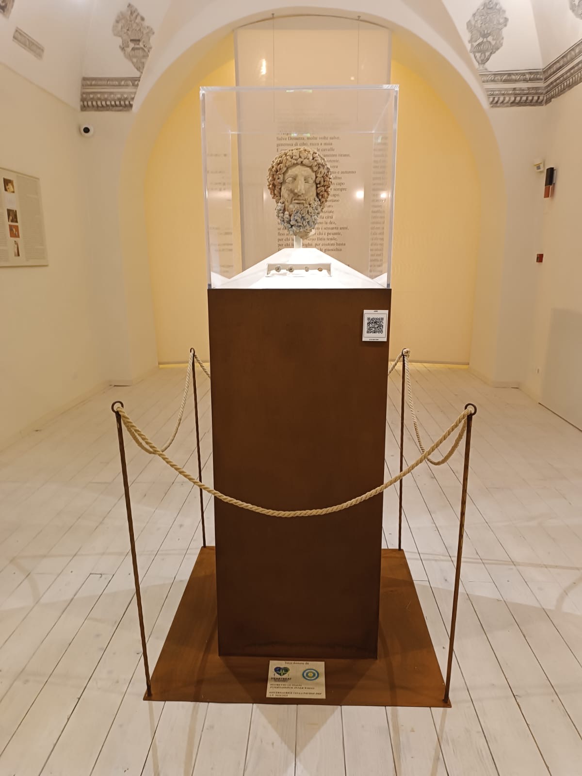 Al Museo di Aidone, nuovo allestimento della sala degli Acroliti e della Testa di Ade