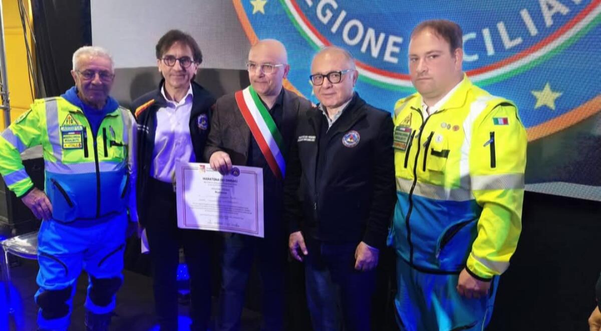 Al comune di  Gagliano C.to menzione speciale per la migliore organizzazione della struttura di protezione civile - 