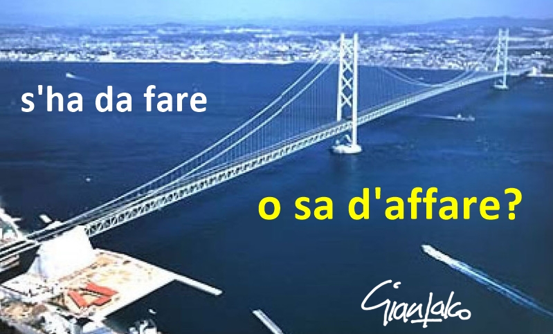 Gianfalco. L’idea fissa: ponte sullo stretto