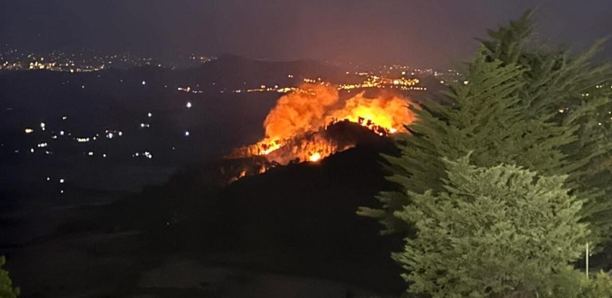Aidone. Devastante incendio nell’area archeologica di Morgantina, nella zona della Cittadella - 