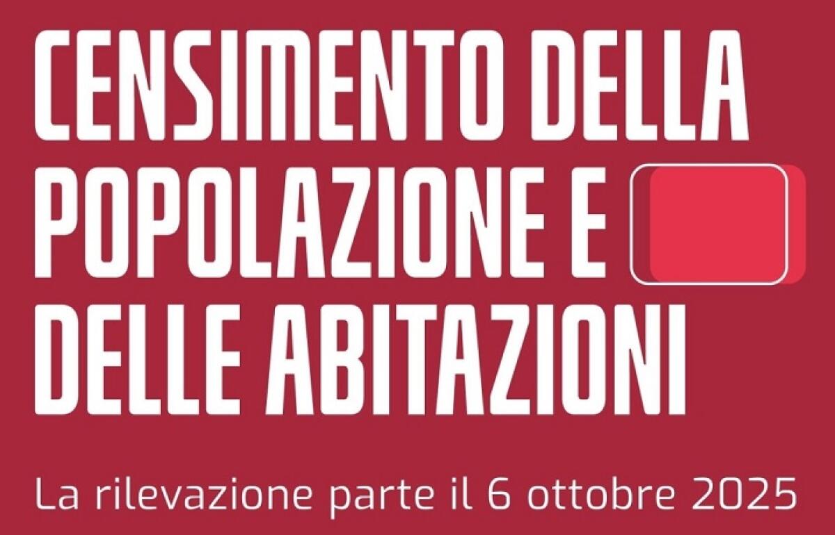 Censimento popolazione e abitazioni 2025 - in 9 Comuni prov.Enna - 
