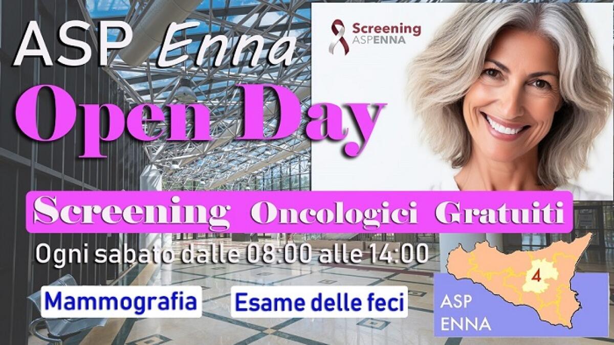 ASP Enna, aperture straordinarie per la prevenzione: screening oncologici gratuiti tutti i sabati - 