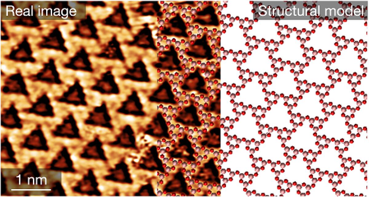 Realizzato a Trieste il primo cristallo bidimensionale di ossido di boro - 