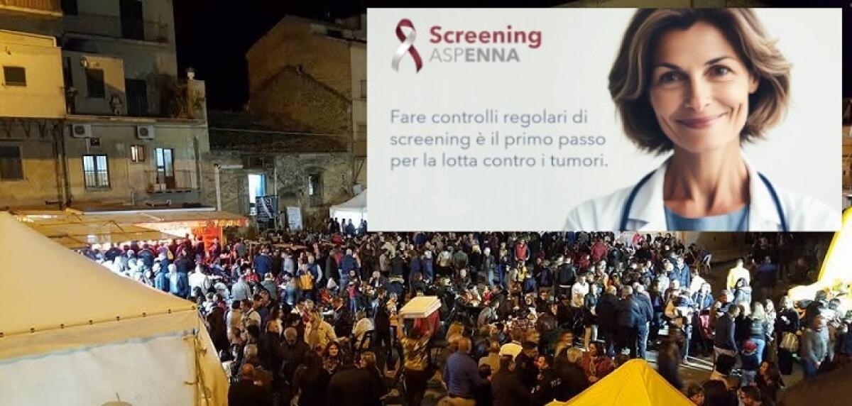 ASP di Enna: screening oncologici gratuiti alla Sagra della Cassatella di Agira - 