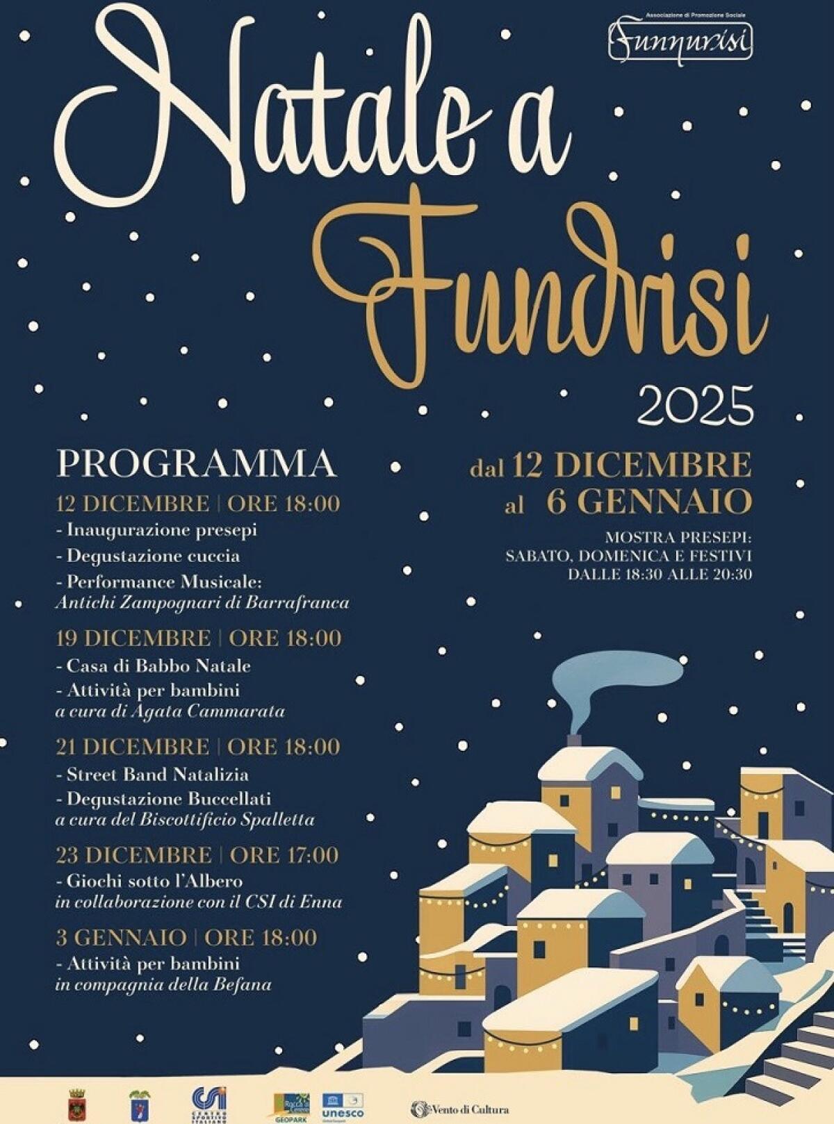 Enna: Natale a Fundrisi 2025 - 