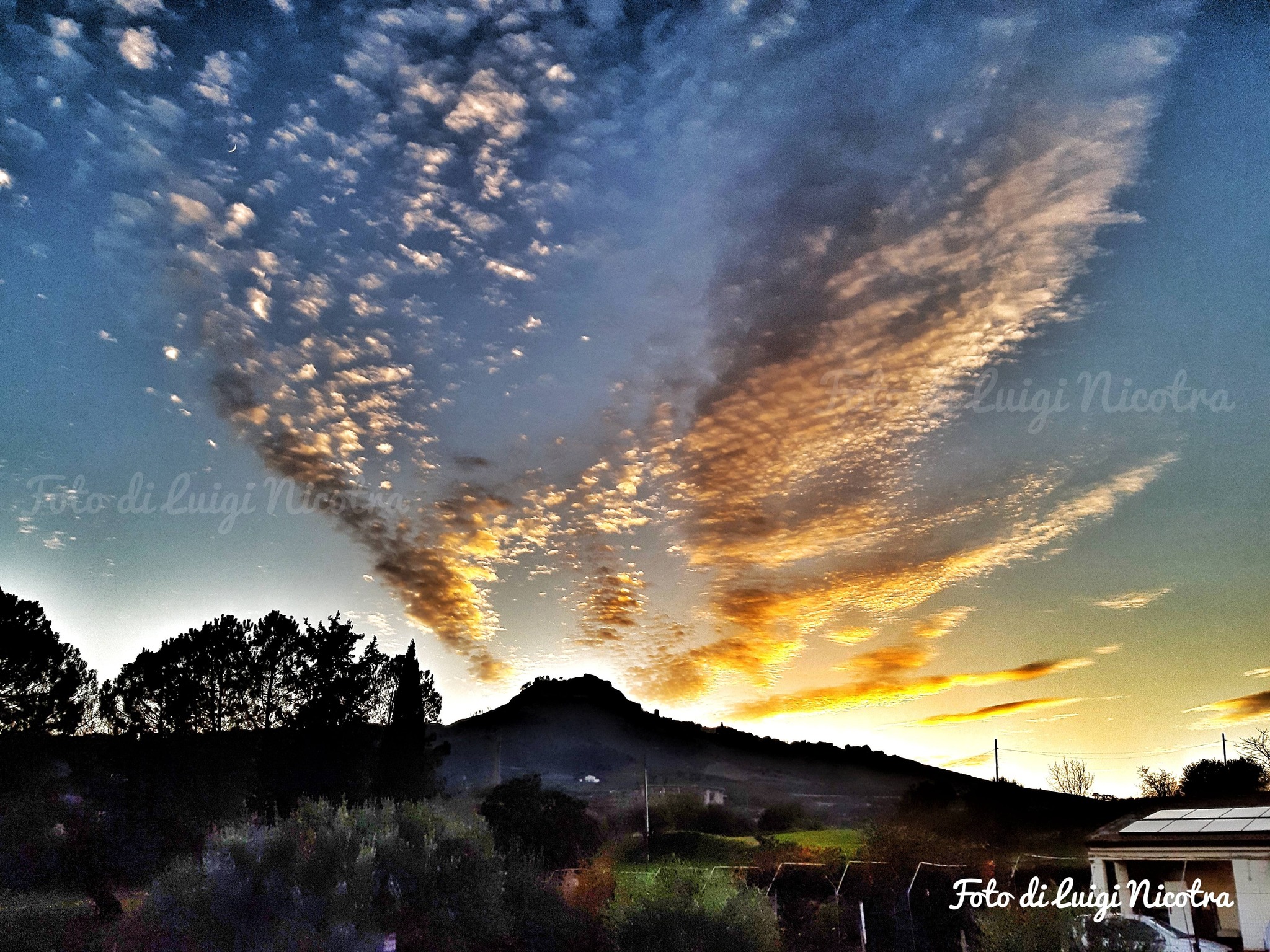 Tramonti da Enna e di Enna