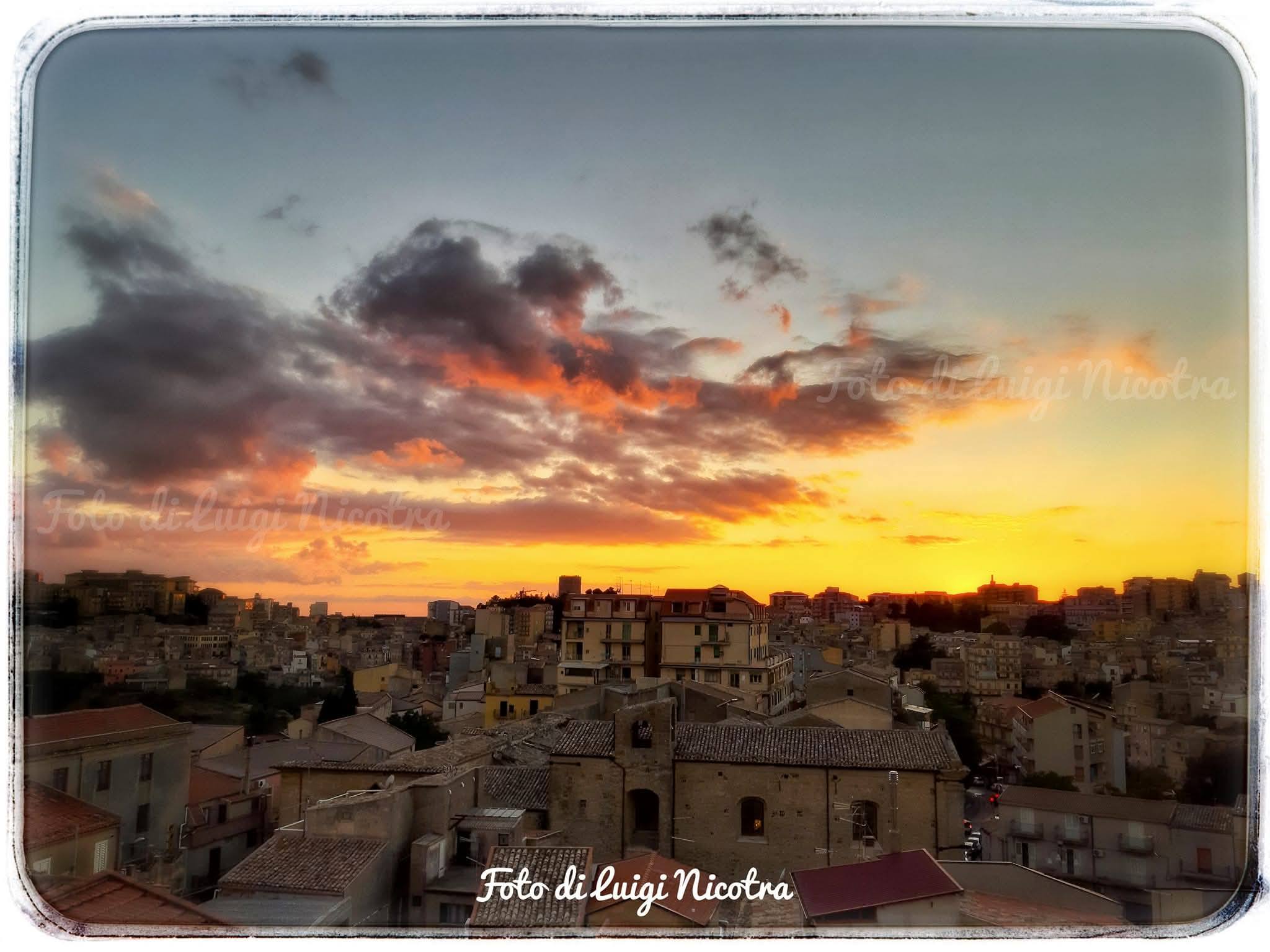 Tramonti da Enna e di Enna