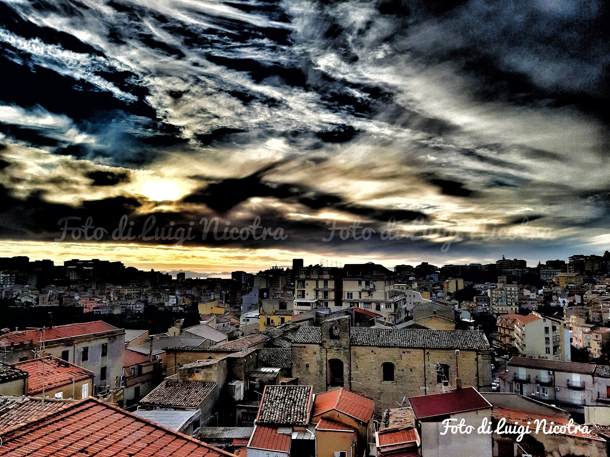 Tramonti da Enna e di Enna