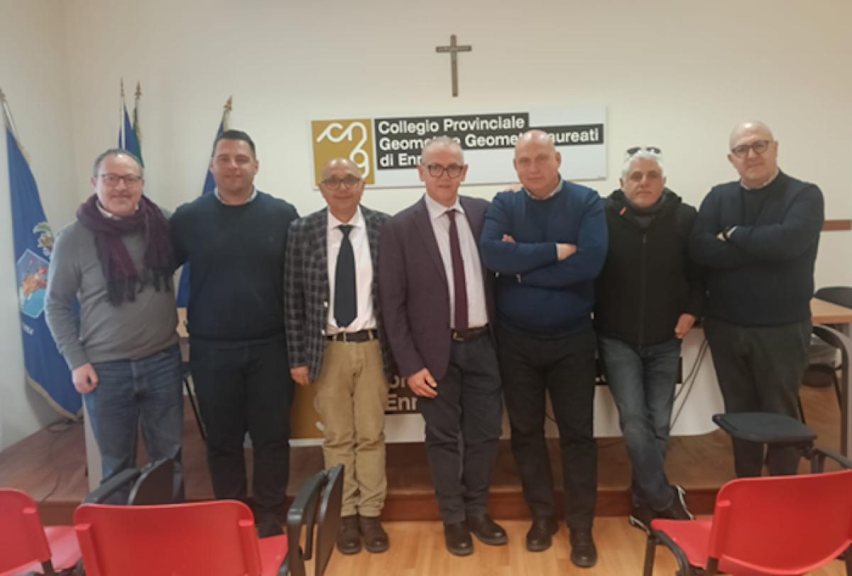 Eletto il consiglio del Collegio dei Geometri e GL di Enna - 