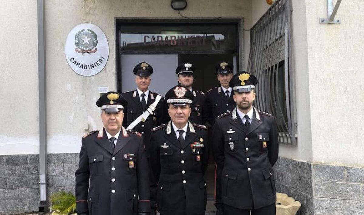 Visita Comandante Carabinieri Sicilia nelle stazioni di Villadoro e Sperlinga - 