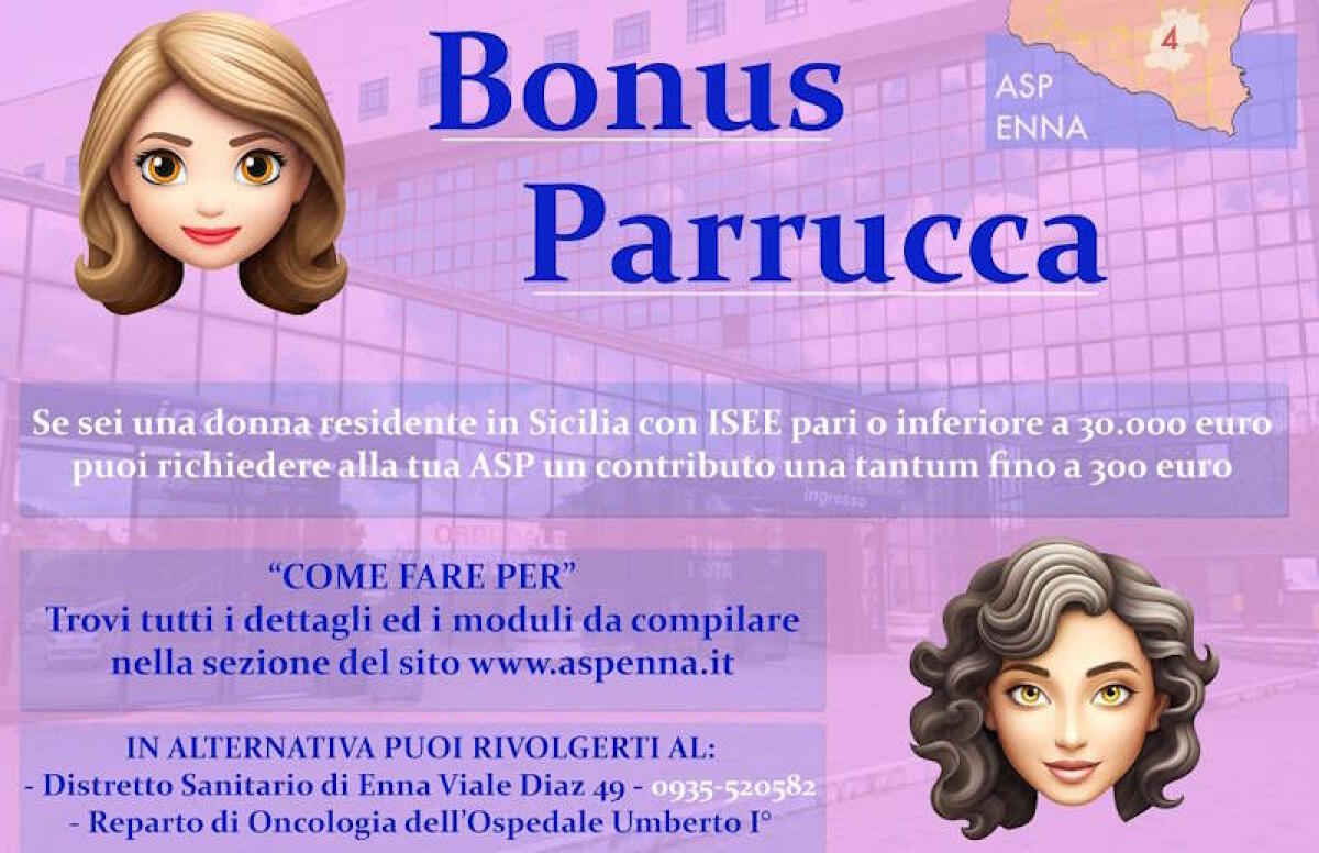 Contributo per l'acquisto di parrucche: l'Asp di Enna accanto alle donne in terapia - 