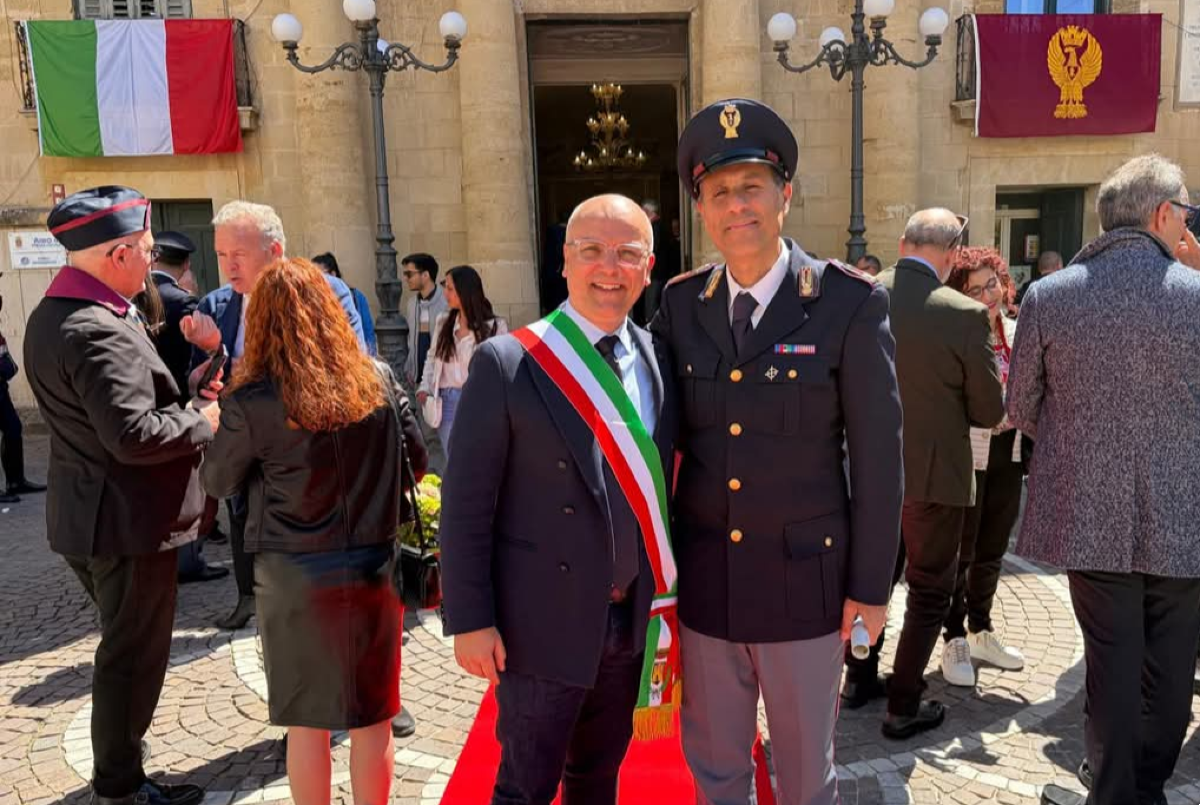 Festa della Polizia. Encomio al gaglianese Dino Gagliano - 