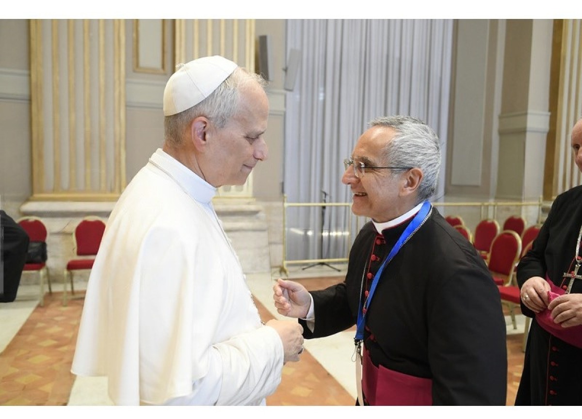 Solidarietà e vicinanza del Vescovo mons. Rosario Gisana a Papa Leone XIV - 