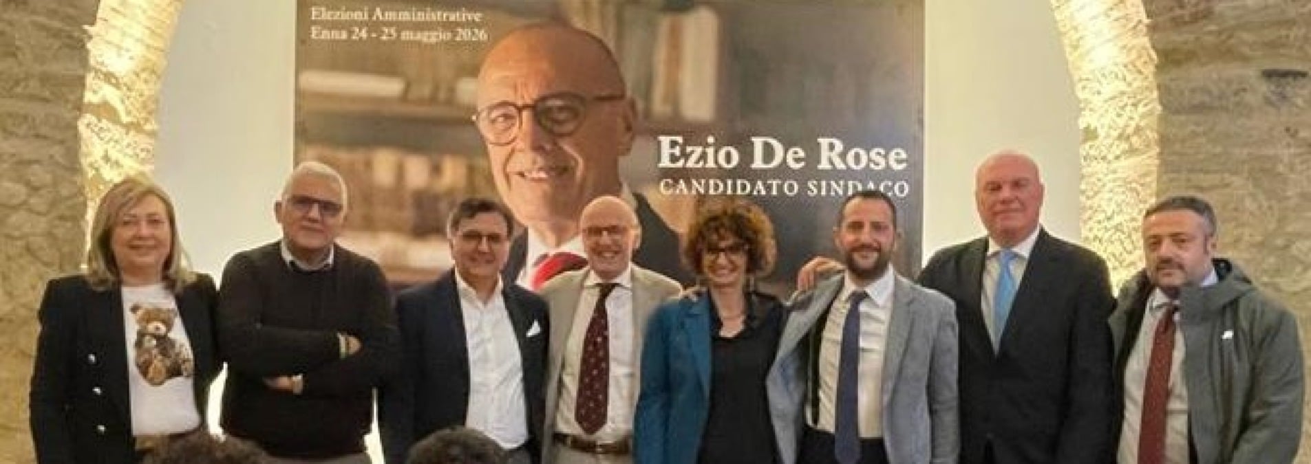 Amministrative. Centrodestra Enna: presentato il candidato unitario a sindaco Ezio De Rose  - 