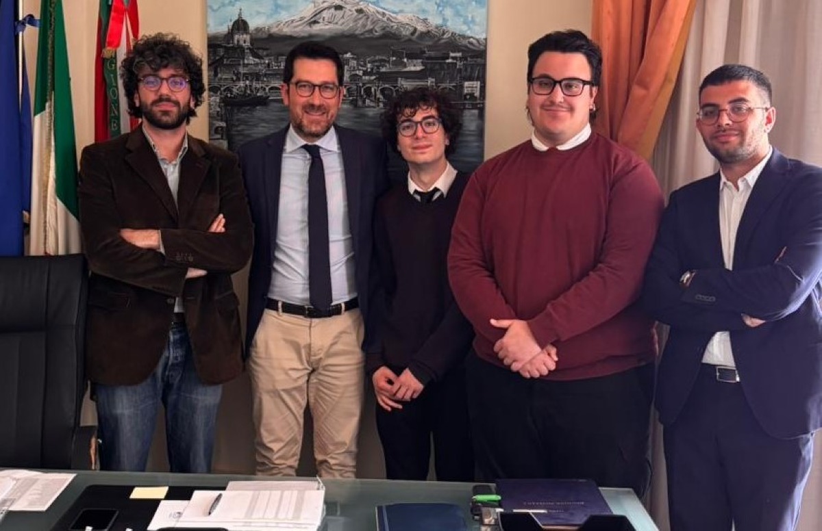 Borse di Studio. L'ennese Andrea Greco (Senatore Accademico UniCt) incontra Presidente ERSU Catania  - 