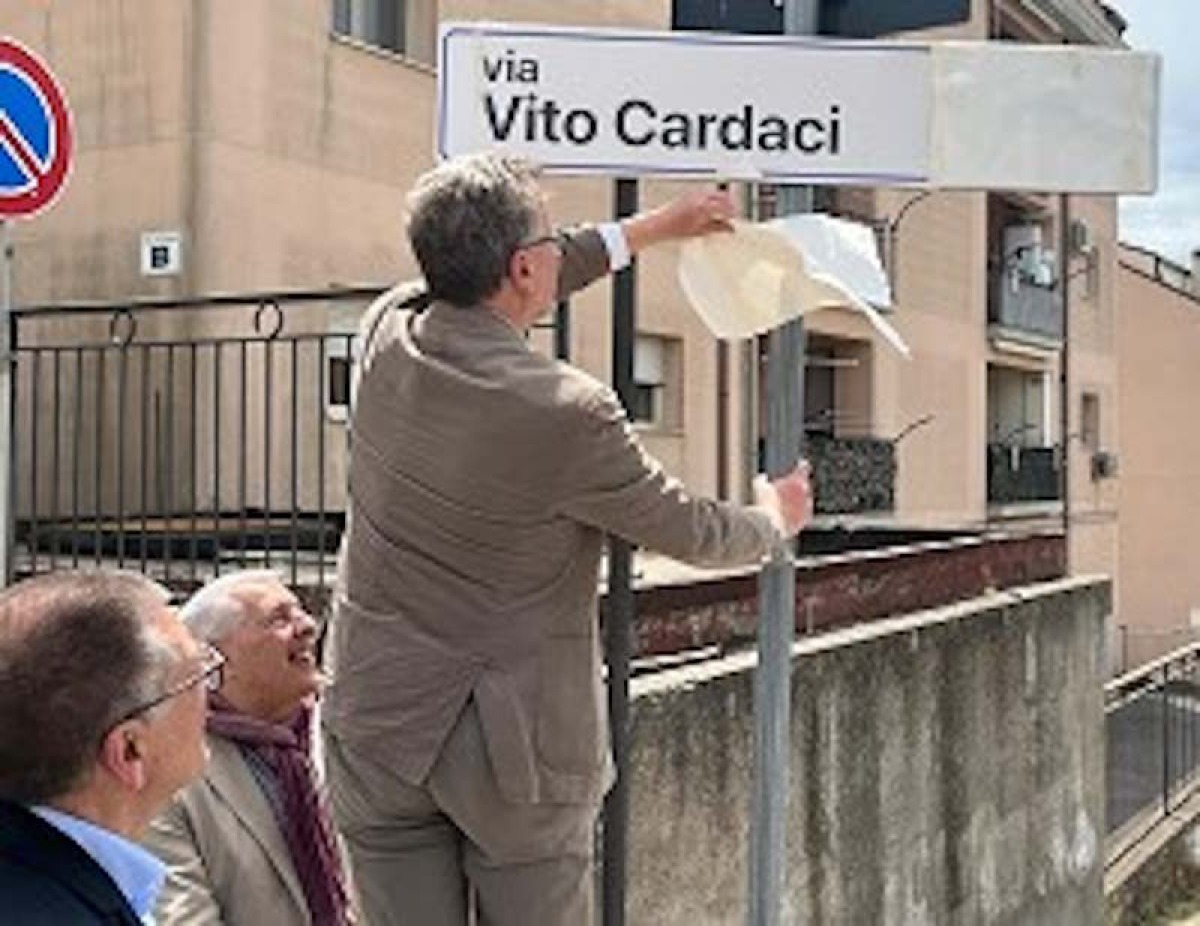 Enna. Sindaco Dipietro intitola via all'ex Sindaco Vito Cardaci e palatenda all'ex Assessore Vincenzo Margio - 