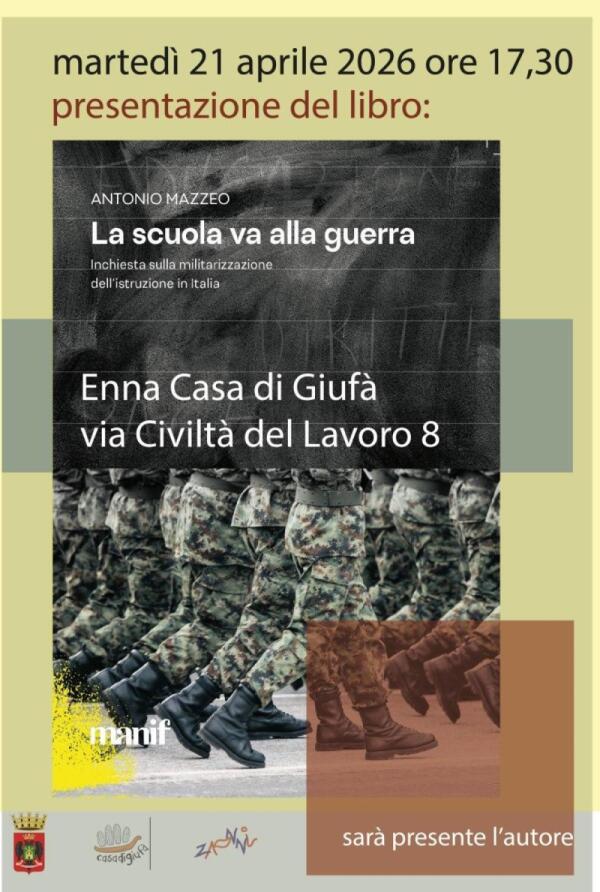  La scuola va alla guerra. Inchiesta sulla militarizzazione dell'istruzione in Italia