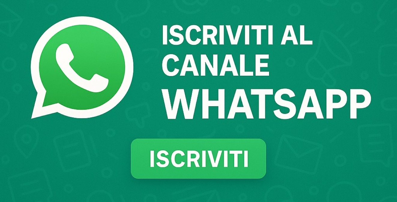 Iscriviti al nostro canale whatsapp gratuitamente - 