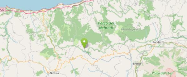 Terremoto ML 2.8 il 01-05-2026 ore 18:53 a 6 km NE Cerami
