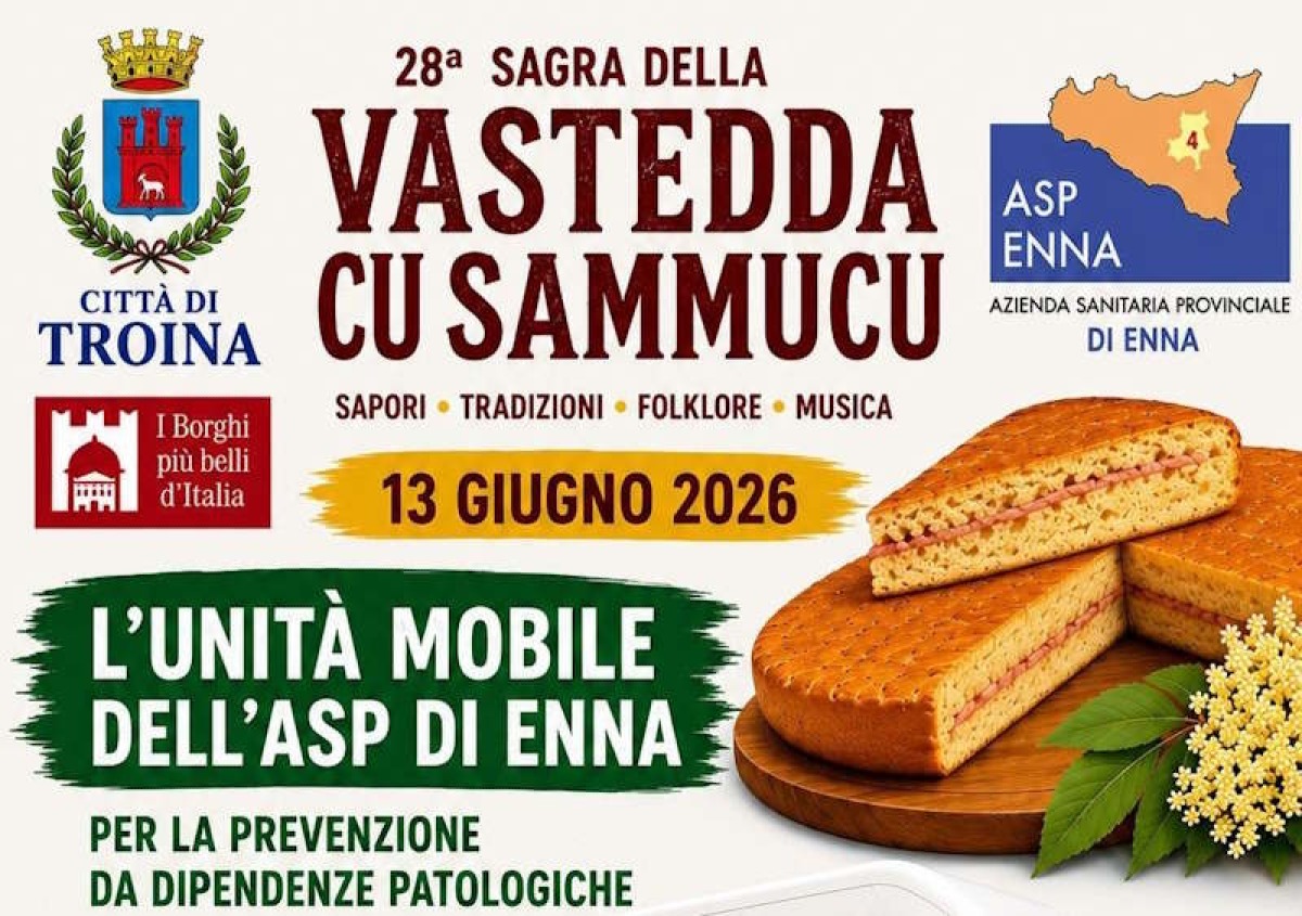 Troina. Dipendenze patologiche: alla sagra della "vastedda cu sammaccu" l'unità mobile dell'Asp di Enna - 
