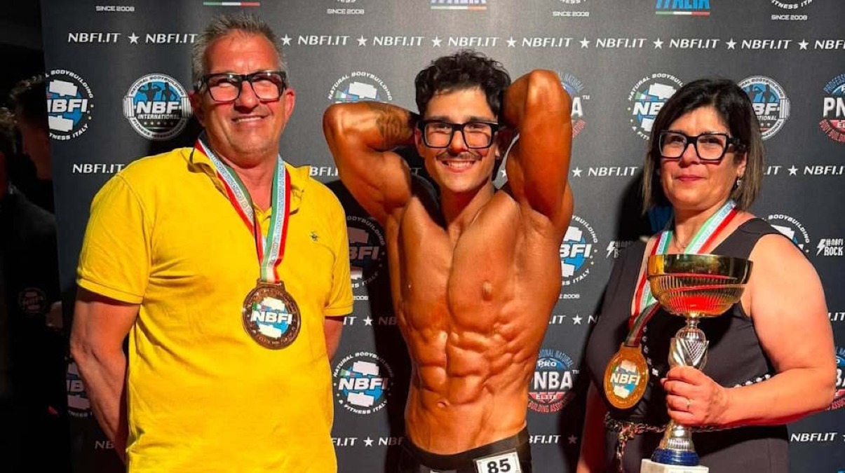 Aidone. Doppio podio per Giulio Papola al Grand Prix Zeus Natural Force Bodybuilding - 