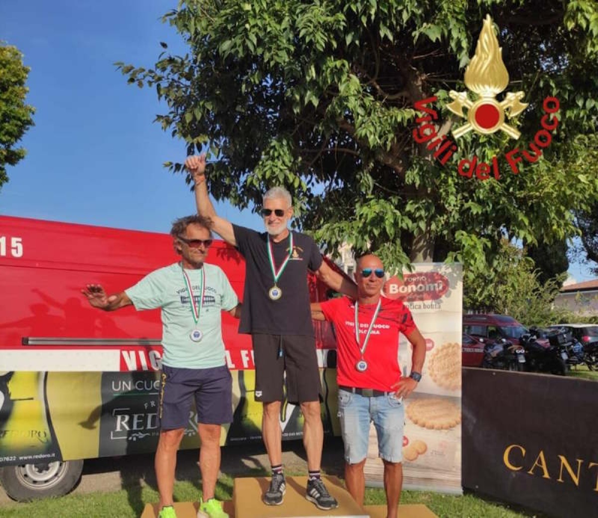 L’ennese Mario Mancuso vince il titolo nazionale M5 nel Triathlon dei Vigili del Fuoco - 