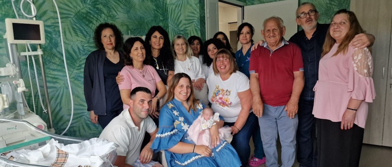 Noemi Maria, da 600 grammi a 2,75 Kg, dopo 4 mesi lascia l'UTIN di Enna in piena salute - 