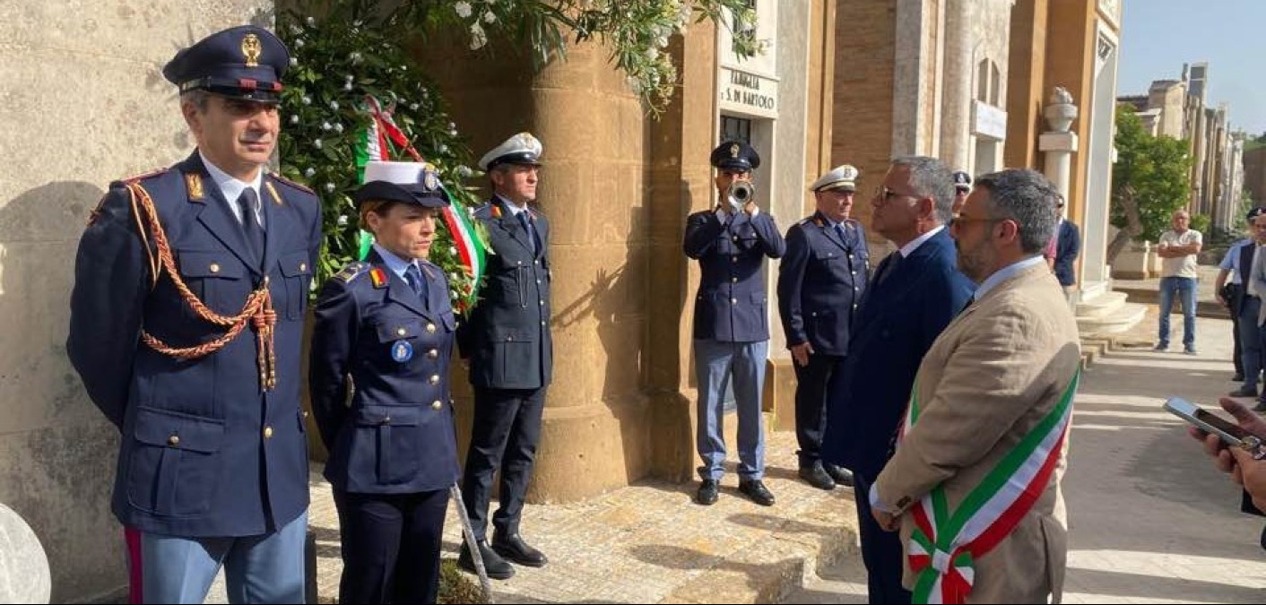 Piazza Armerina. 47° anniversario morte per vile mano mafiosa del capo della Squadra Mobile di Palermo, Giorgio Boris Giuliano - 