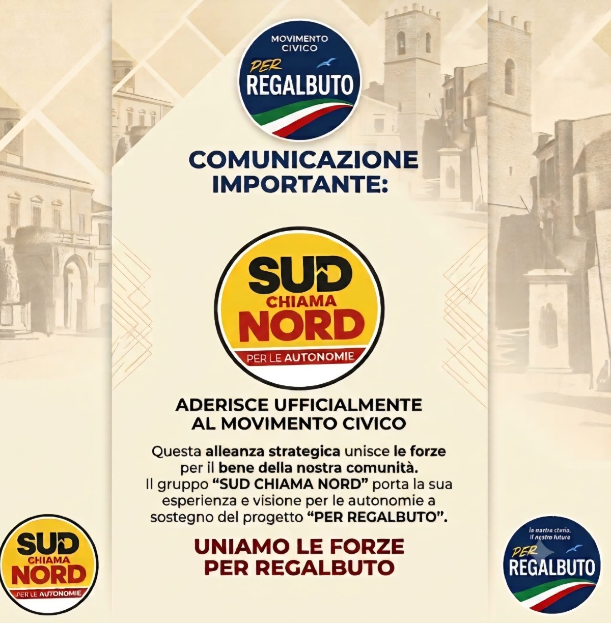 Regalbuto 2027 - Cresce il Movimento Civico "Per REGALBUTO" - 