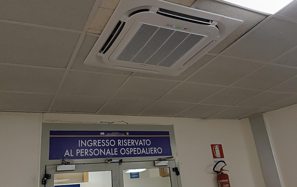 Ospedale di Piazza Armerina: climatizzazione negli spazi di accoglienza - 