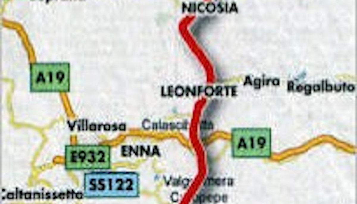 Futuro Nazionale Enna. Governo boccia emendamento per costruzione tratto Nord/Sud da Nicosia a A19 - 