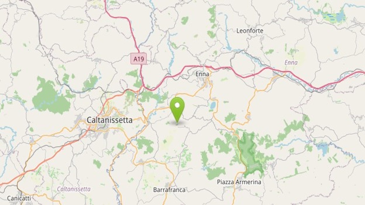 Terremoto ML 2.2 il 18-08-2026 ore 02:13:49 a 10 km NE Pietraperzia - 
