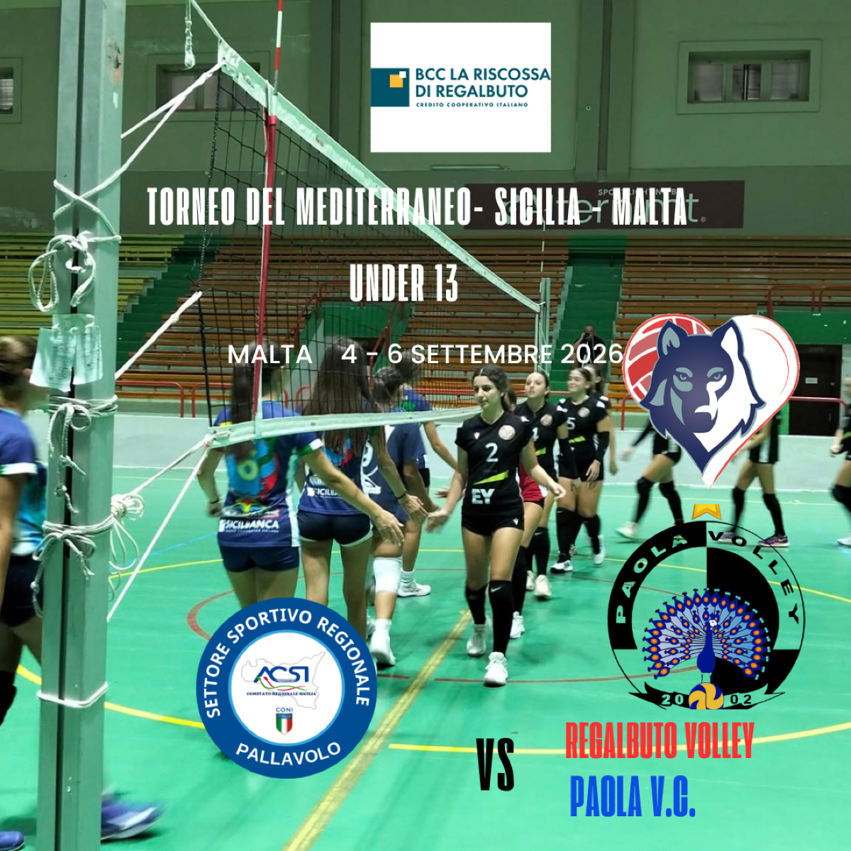 Pallavolo. Regalbuto - Malta Under 13 - 