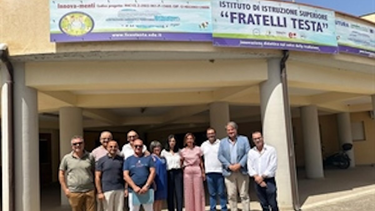 Nicosia. Ripartono i lavori all'Istituto d'Istruzione superiore Fratelli Testa - 