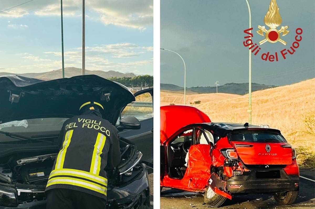 Un ferito in un incidente su strada consortile di Dittaino, coinvolte due autovetture - 