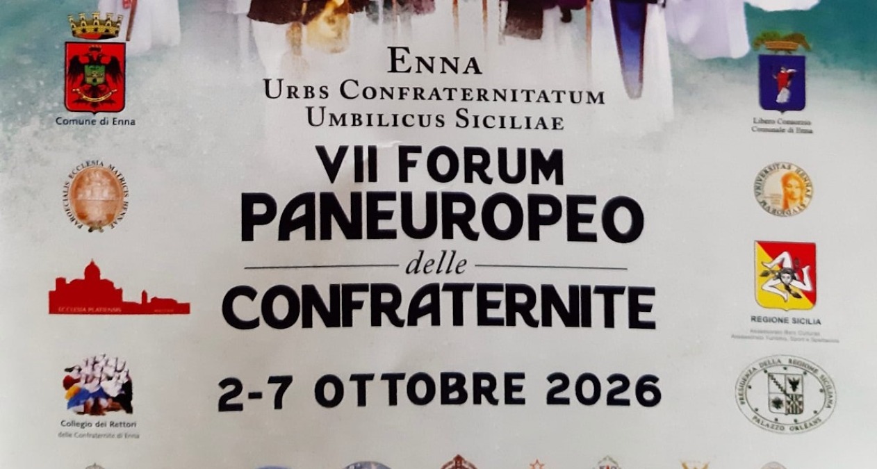 Enna ospiterà dal 2 al 7 ottobre il VII Forum Paneuropeo delle Confraternite - PGM completo - 