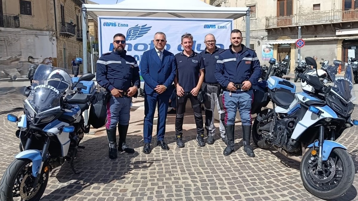 Raduno organizzato dalla Delegazione di Enna del Motoclub della Polizia di Stato - 