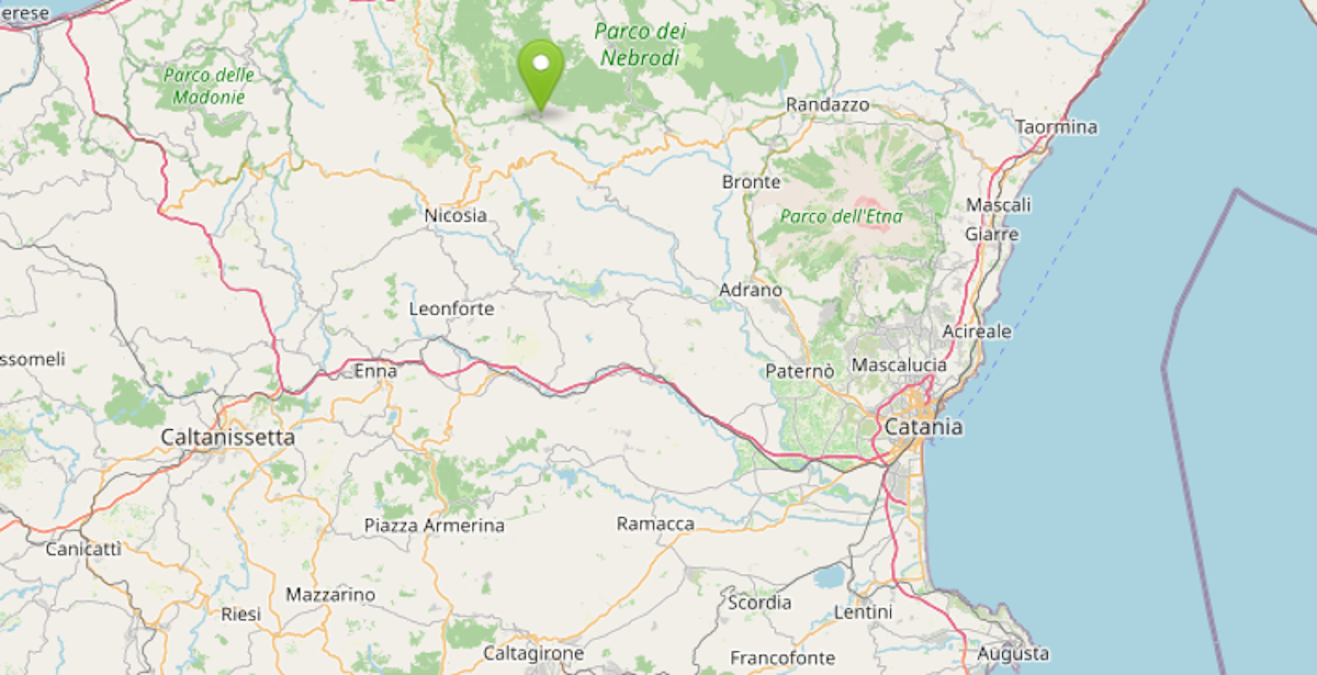Terremoto ML 1.2 il 23-9-2026 ore 14:28:29  a 4 km Capizzi a 6 Km da Cerami - 