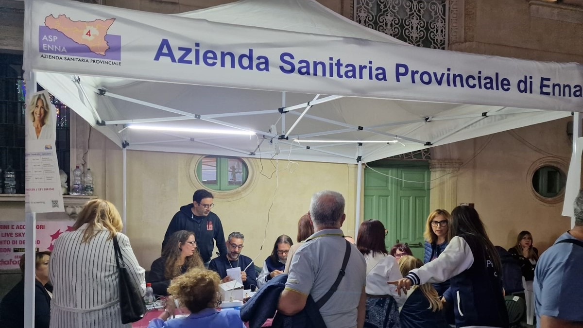 Prevenzione in piazza, a Catenanuova il metodo dell'ASP di Enna continua a funzionare - 