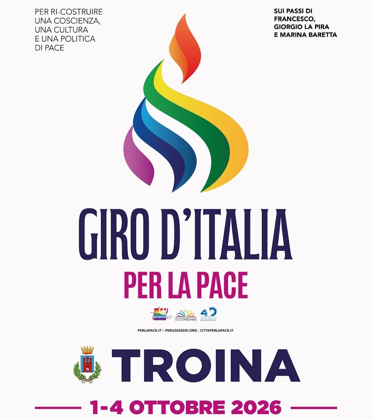 Troina ospiterà la tappa del “Giro d’Italia per la Pace” - 