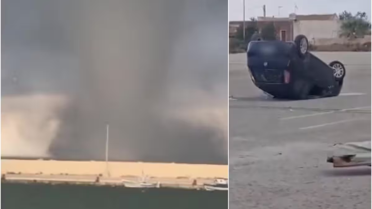 Doppia tromba marina nel Trapanese, danni e feriti - 