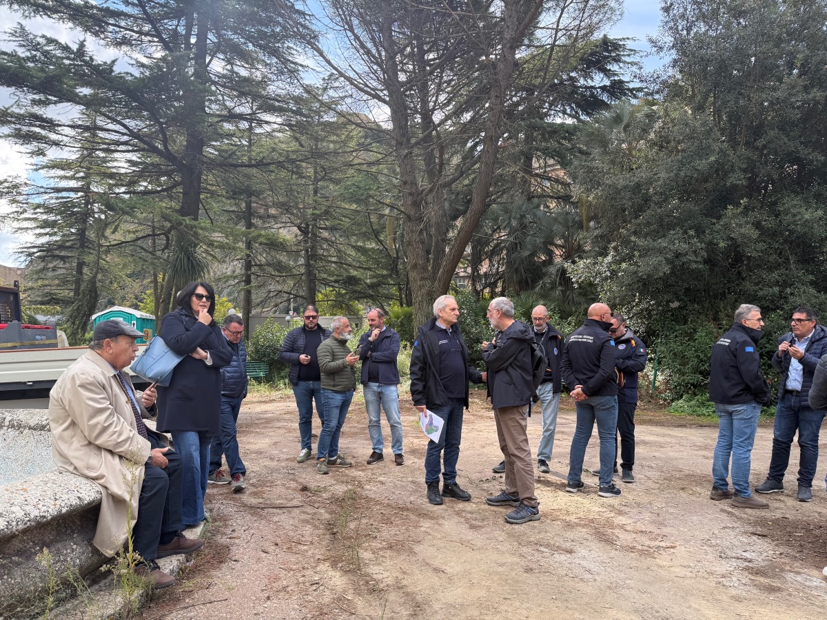 Enna. Villa Farina, ripresi i lavori di messa in sicurezza al Pisciotto - 